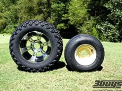 3G 6″ Lift Kit Combo for Club Car DS Golf Carts 2004+ with 14″ Colossus Wheels