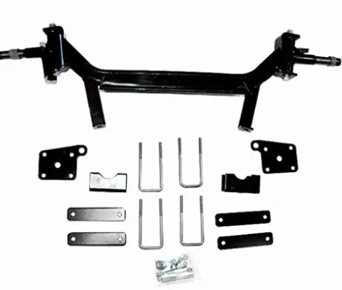 3G 5″ Lift Kit Combo for EZGO TXT Electric Golf Carts 2002-2010 with 10″ Wolverine