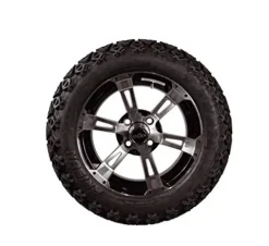 3G 5″ Lift Kit Combo with 14″ Colossus for EZGO TXT Electric Golf Carts 2002-2010