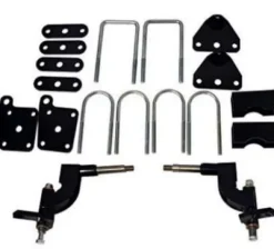 3G 5″ Lift Kit Combo with 12″ Flash Wheels for EZGO RXV Golf Carts 2008-2013.5