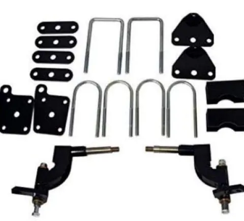 3G 5″ Lift Kit Combo with 12″ Flash Wheels for EZGO RXV Golf Carts 2008-2013.5