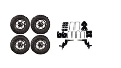 3G 5″ Lift Kit Combo with 12″ Flash Wheels for EZGO RXV Golf Carts 2008-2013.5