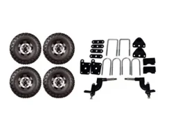 3G Deluxe Lift Kit Combo for EZGO RXV Golf Carts 2008-2013.5 with 10″ Colossus
