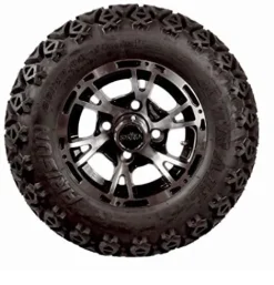 3G Lift Kit Combo for Club Car Precedent Golf Carts with 10″ Flash Wheels & Tires