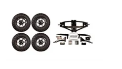 3G Lift Kit Combo with 12″ Flash Wheels for Club Car Precedent Golf Carts 2004+