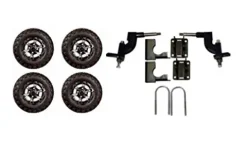 3G Lift Kit Combo with 10″ Flash for EZGO RXV Golf Carts 2013.5+