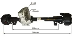 3G Rear Differential Conversion Kit for EZGO TXT Golf Carts 1994+