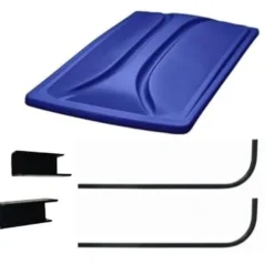 3G Universal 80″ Extended Roof Kit for Club Car DS Golf Carts 1976-1999 Blue