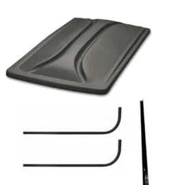 3G Universal 80″ Graphite Extended Roof Kit for EZGO TXT Golf Carts