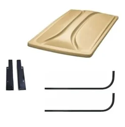 3G Universal 80″ Tan Roof Kit for Club Car Precedent Golf Carts
