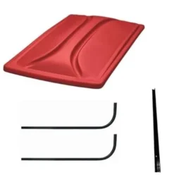3G Universal Golf Cart Roof Kit 80″ Red for EZGO TXT 1994+