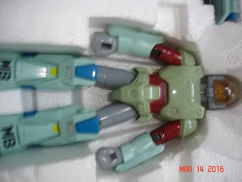 Gakken Henshin Robo Mospeada 21 VR-052-F Scott Bernard Armor Bike 1983 Vintage Figure Set