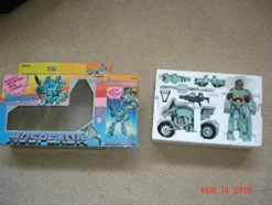 Gakken Henshin Robo Mospeada 21 VR-052-F Scott Bernard Armor Bike 1983 Vintage Figure Set