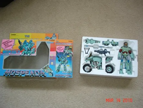 Gakken Henshin Robo Mospeada 21 VR-052-F Scott Bernard Armor Bike 1983 Vintage Figure Set