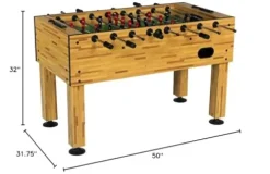 Game Room Guys Butcher Block Foosball Table