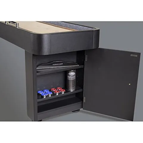 Game Room Guys Destroyer Shuffleboard Table Matte Black