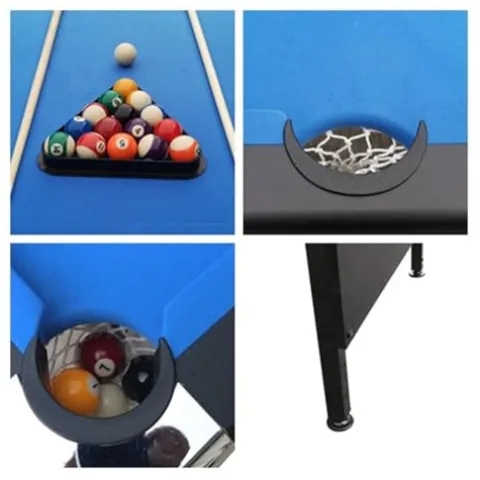 Gao Bao Long 5.5-Foot 3-in-1 Portable Pool Table Green