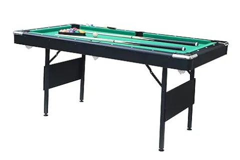 Gao Bao Long 5.5-Foot 3-in-1 Portable Pool Table Green