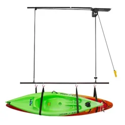 Garage Gator Dual Kayak and Canoe Lift Black