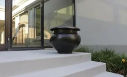 Garden Artisans ‘Arzu’ Brass Urn Planter 24 Inch Diameter Brass Bronze Finish