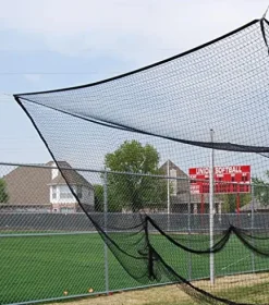 Gared 3/4″ Square Mesh Net for 12′ Multi Sport Cage Black