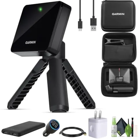 Garmin Approach R10 Portable Golf Launch Monitor Bundle