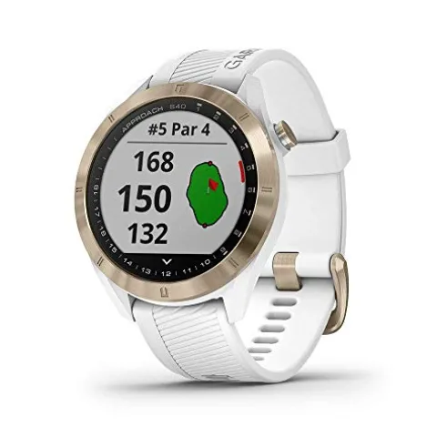 Garmin Approach S40 Golf Smartwatch Light Gold/White