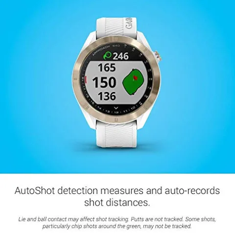 Garmin Approach S40 Golf Smartwatch Light Gold/White