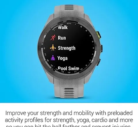 Garmin Approach S70 Premium GPS Golf Watch Black