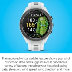 Garmin Approach S70 Premium GPS Golf Watch White