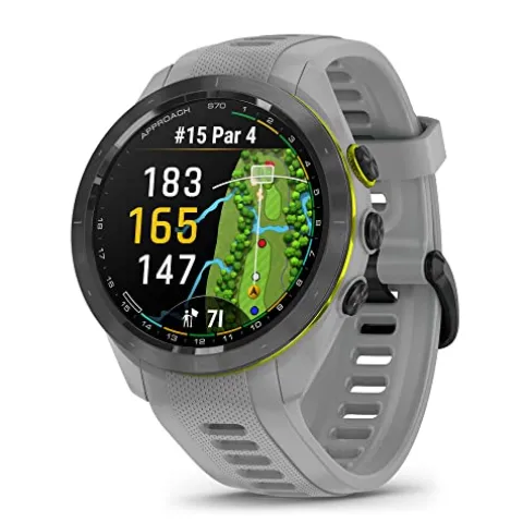 Garmin Approach S70 Premium GPS Golf Watch Powder Gray