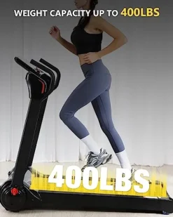 GARVEE 4.0 HP Folding Treadmill Black