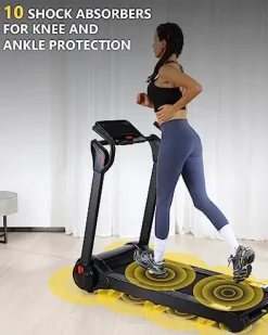 GARVEE 4.0 HP Folding Treadmill Black