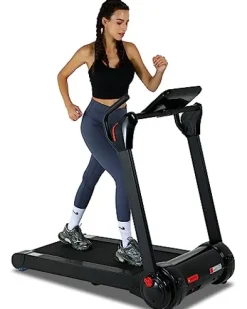 GARVEE 4.0 HP Folding Treadmill Black