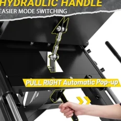 GarveeLife Leg Press Hack Squat Machine Combo Black