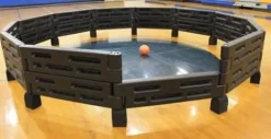 Generic 15′ Diameter Portable GaGa Ball Pit with Steel Spikes Black