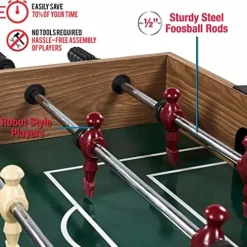 Generic 48″ Indoor Combo Game Table 3 in 1 Brown