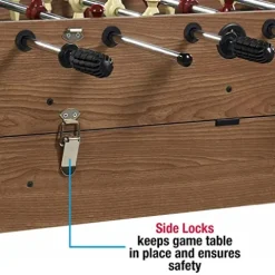 Generic 48″ Indoor Combo Game Table 3 in 1 Brown