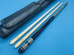 Generic Adam Carom Cue Gifu with 2 Shafts & Case for 3 Cushion Billiards