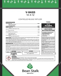 Generic Bean Stalk V-Basis Controlled Release Fertilizer for Veg 50 lb Pail