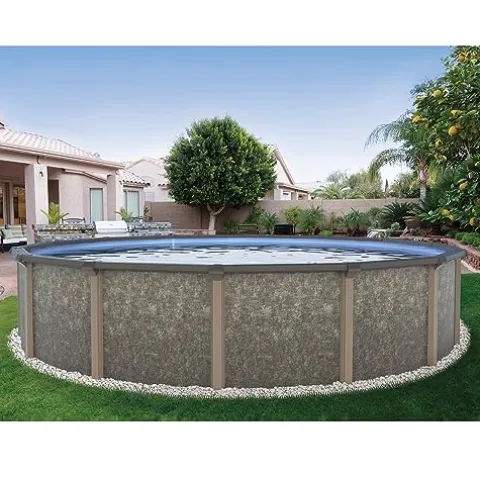 Generic Bluewave Riviera 24 Round 54″ Deep Steel Wall Hybrid Above Ground Pool Standard