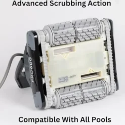 Generic BWT Advanced Pro 600 Swimming Pool Robotic Cleaner & Vacuum Black