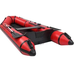 Generic Camping Survivals PVC Water Adult Assault Boat Red And Black