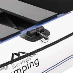 Generic Camping Survivals PVC Water Adult Assault Boat Off-White