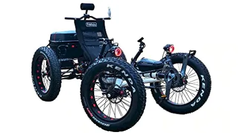 Generic Electric Quad Bike | Avid Bb7 Mountain Mechanical Disc Brake | Powerful and Adventure-Ready All-Terrain Ride Black