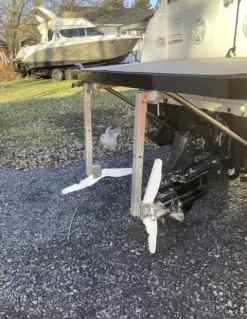 Generic Extended Dinghy Davit White