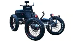 Generic Fat Tire Recumbent Quad Black