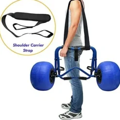 Generic Kayak Cart Kayak Dolly with 12inch Large Beach Balloon Wheels