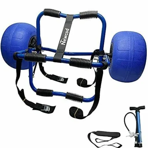 Generic Kayak Cart Kayak Dolly with 12inch Large Beach Balloon Wheels