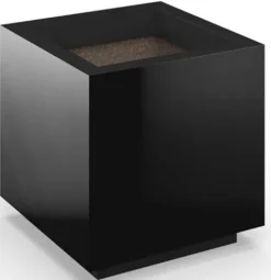Generic Marek Square Fiberglass Planter 24″ x 24″ x 24″ Black